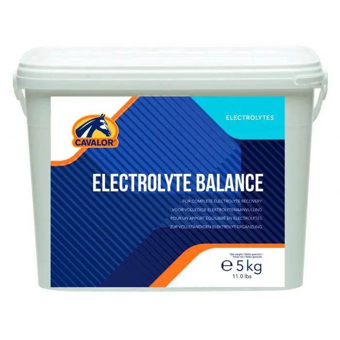 Cavalor Electrolyte Balance 5kg supplement for horses, ideal for hydration during training, competition, or hot weather conditions.