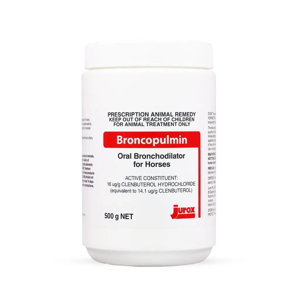 Broncopulmin Inyect Broncopulmin - Equine Bronchodilator Clenbuterol | Respiratory Aid ...