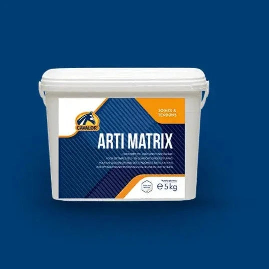 ARTI MATRIX 5kg joint support supplement for horses, promotes musculoskeletal health and tendon care in active or sensitive equines.