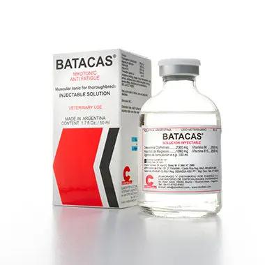 BATACAS sports horse muscle relaxant injectable solution for fast recovery and fatigue relief. Ideal camel supplement for muscle spasms and blood flow.