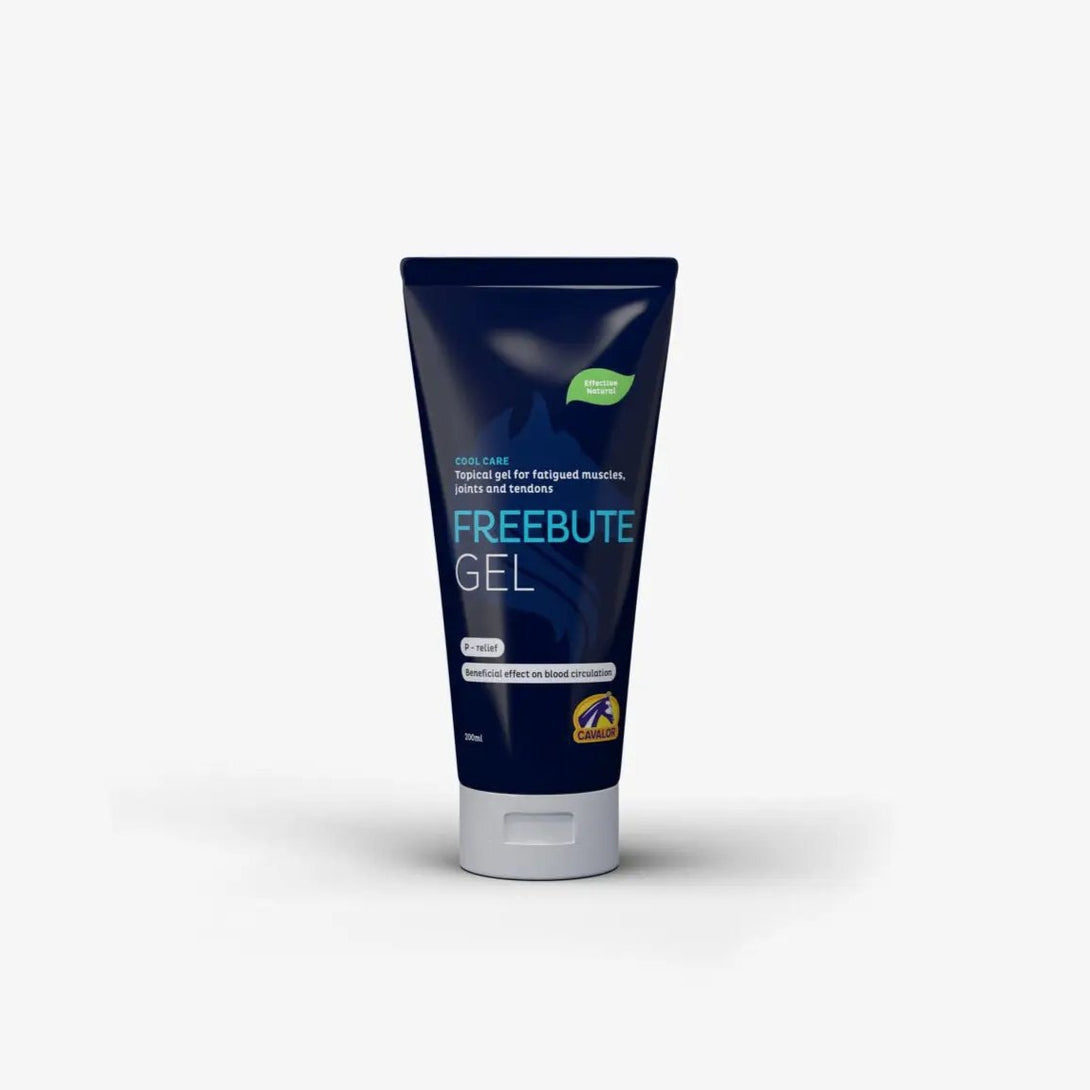 Freebute Gel - Horse Joint Pain Relief in 100ml tube, fast-acting formula for muscle and tendon recovery in horses, ideal post-exercise care.