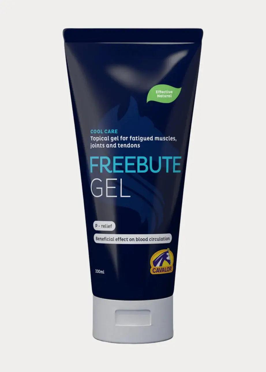 Freebute Gel - Horse Joint Pain Relief in 200ml tube, soothing topical formula with essential oils for equine joint and tendon support.
