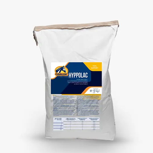Cavalor HYPPOLAC 10kg foal milk supplement for horse health, ideal for immune support and digestion in young animals.