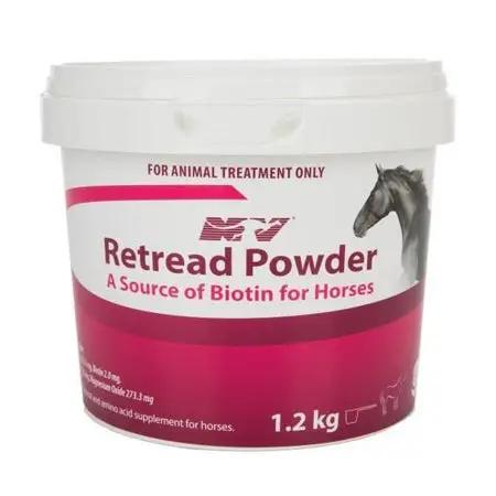 RETREAD POWDER 1.2kg supplement for horses and camels, supports hoof health with biotin-rich unique formula, ideal for hoof problems.