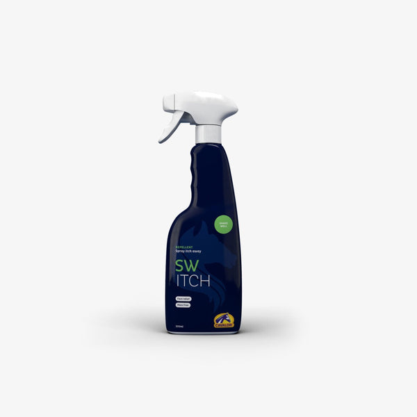 Switch - Relief Spray for Itchy Horses in 500ml bottle, offers fast insect protection and soothes horse skin irritation and itching.