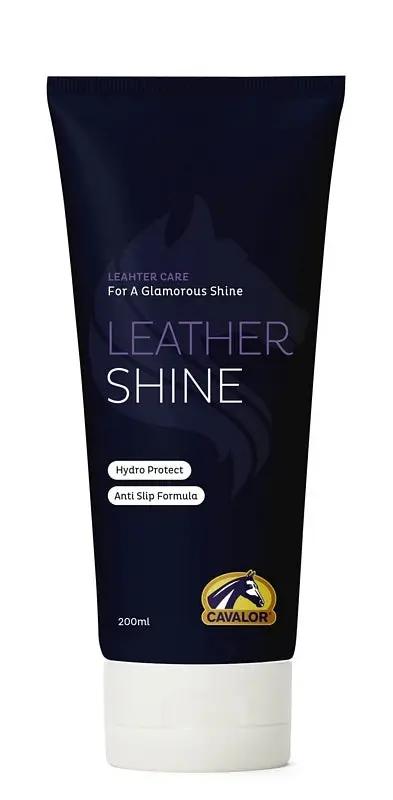 Leather Shine - Equine Leather Conditioner by Cavalor in a 200ml tube, designed to protect and nourish saddles, bridles, and riding boots.