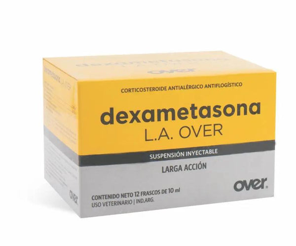 DEXAMETAZONA LA - Dexamethasone Tablets box for camel supplements, used in treating inflammation and autoimmune conditions effectively.