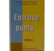 Entrose Pump 100ml camel supplement for pet medicine use, designed for gastrointestinal care in animals. Veterinary-use only product packaging.
