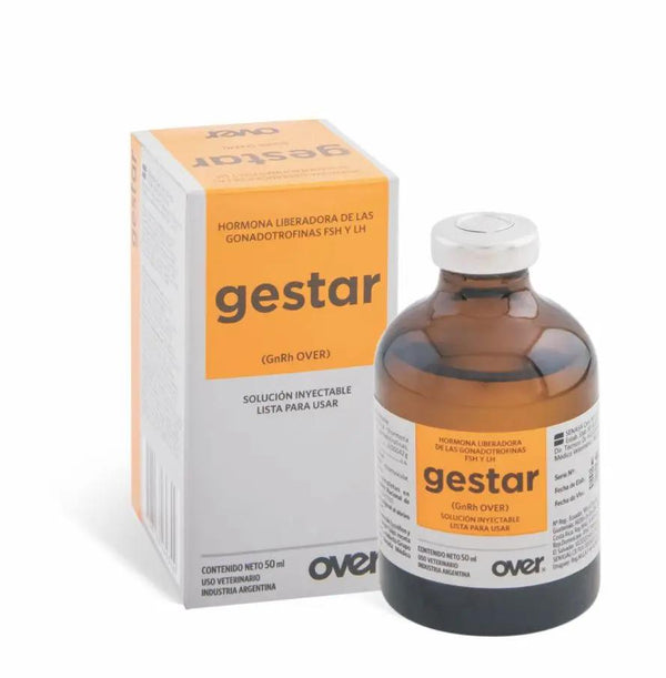 Gz - Buserelin Acetate Injection Boosts Livestock Fertility with 50ml Gestar solution for reproductive efficiency in cattle, camels, and horses. Veterinary-grade injectable for treating animal reproductive disorders.