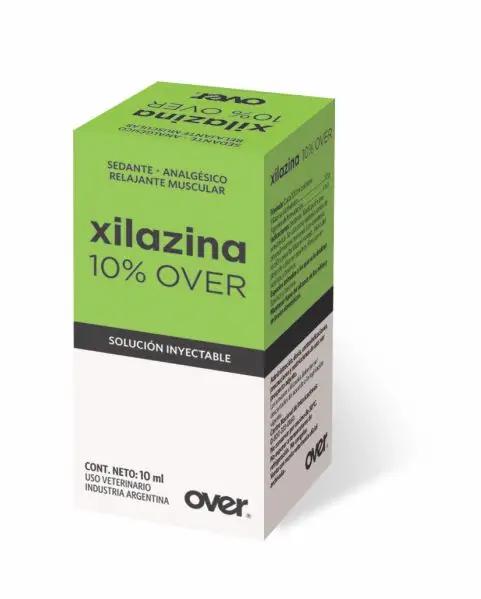 XILAZINA 10% injectable solution for camels and horses, used as a sedative and muscle relaxant in animal husbandry. 10 ml veterinary vial.