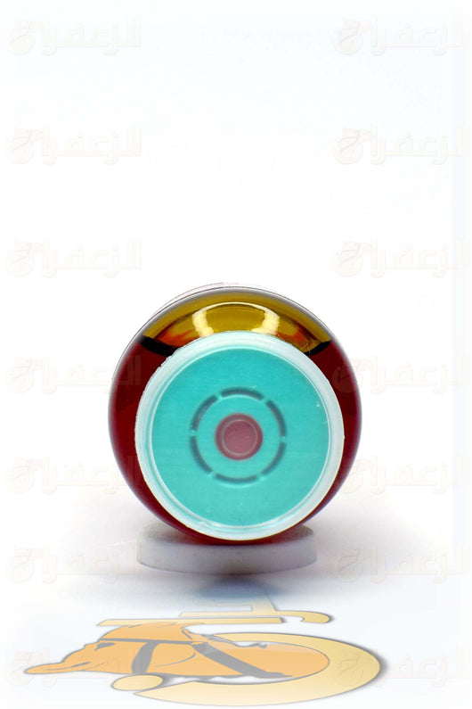 Top view of POWER MAX vial showing sealed cap, used in veterinary supplements for camels and horses to enhance stamina and performance.