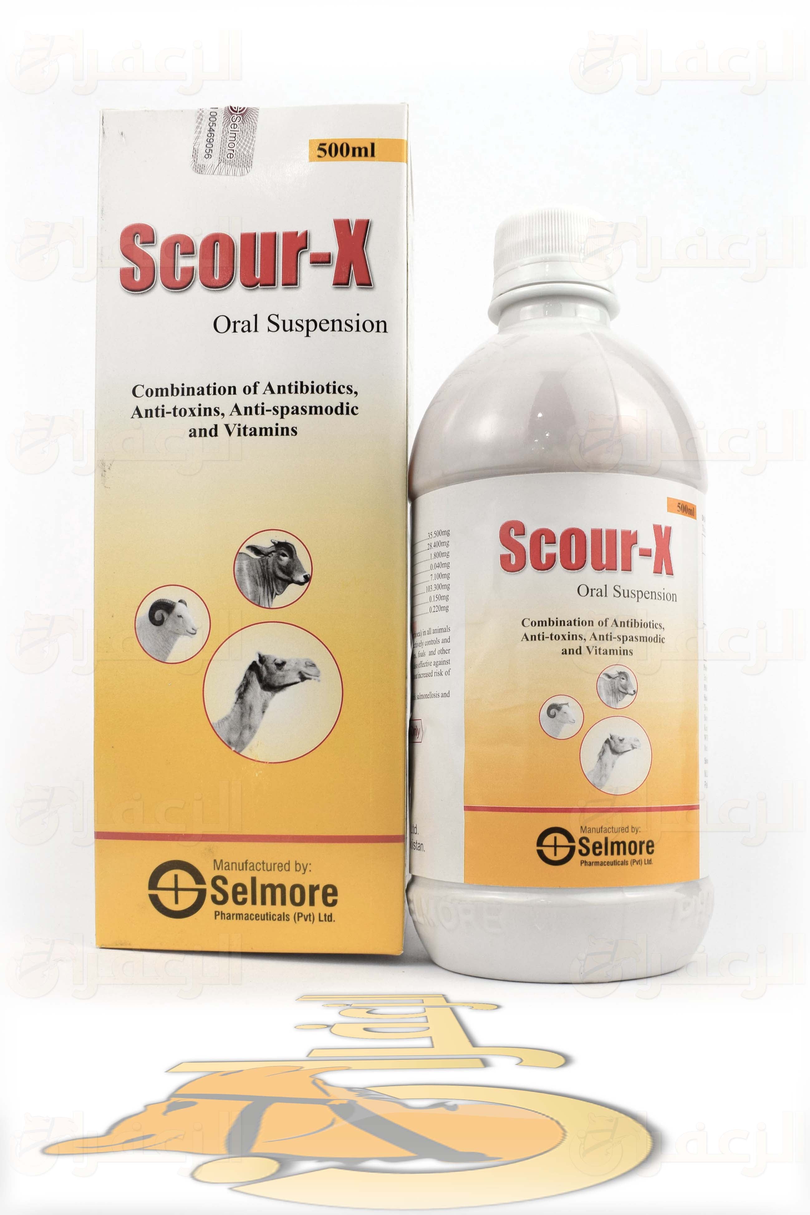 SCOUR X SELMOR 500 ML - الزعفران