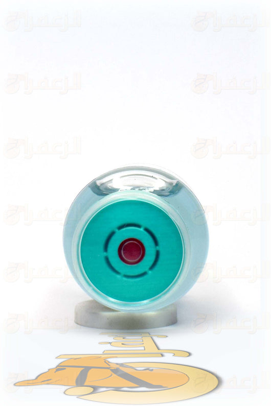 Top view of VITOLINE veterinary vial with sealed cap. Used in animal care for respiratory support in racing animals.