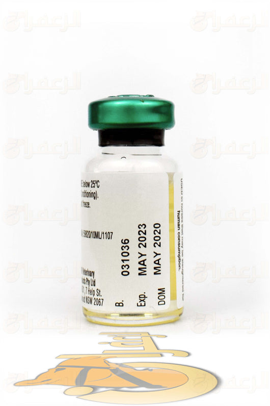 BOLDENONE RWR | بولدينون-آردبليو 10ml vial side label with expiration and manufacturing date, veterinary anabolic steroid for animals.
