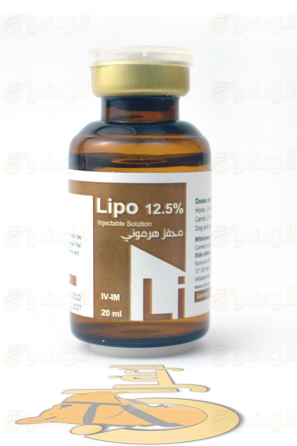 LIPO 12,5% 20ML | ليبو | الزعفران | مقويات | بيطرية | هجن | خيول